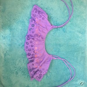 Pink VS floral cutout bikini top Pink VS floral cutout bikini top