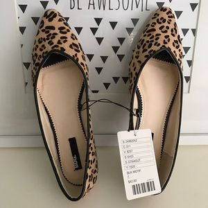 NEW Leopard Urban Outfitters Flats