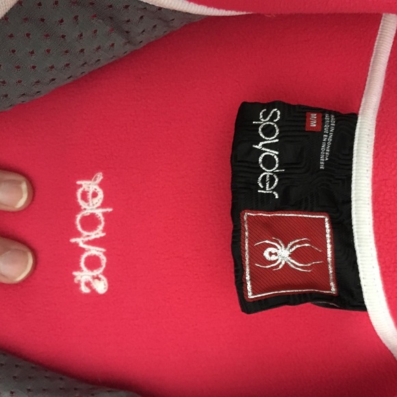 Spyder fleece knit activewear jacket medium - Picture 3 of 7