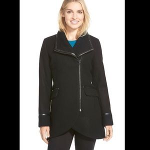 Trina Turk Mackenzie coat in Navy 2
