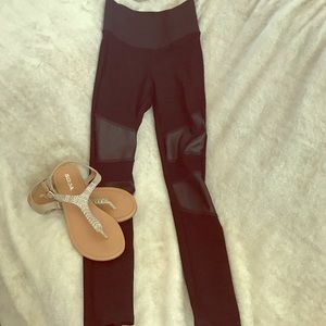 Black leggings only not the sandals