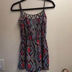 Multi-colored romper