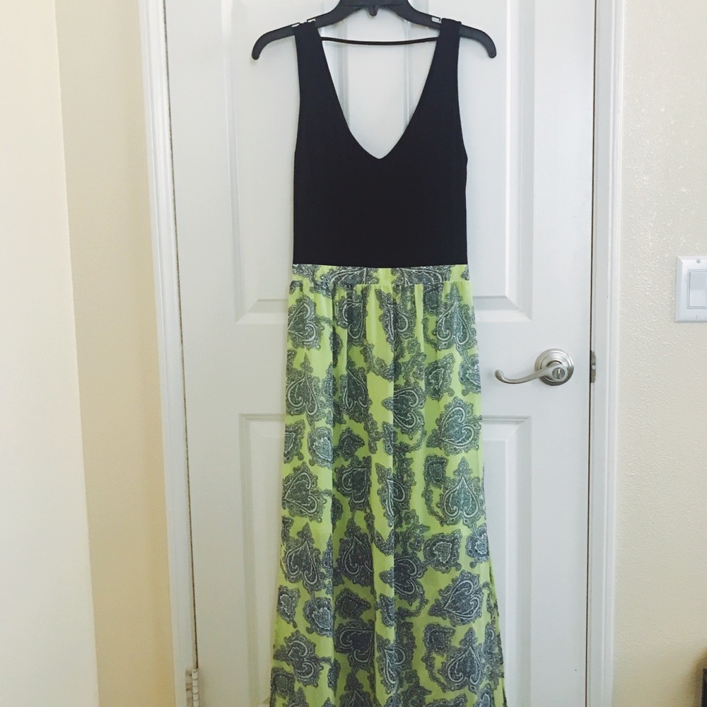 Oasis side split maxi dress