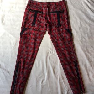 Vintage 90s Lipservice goth punk plaid pants