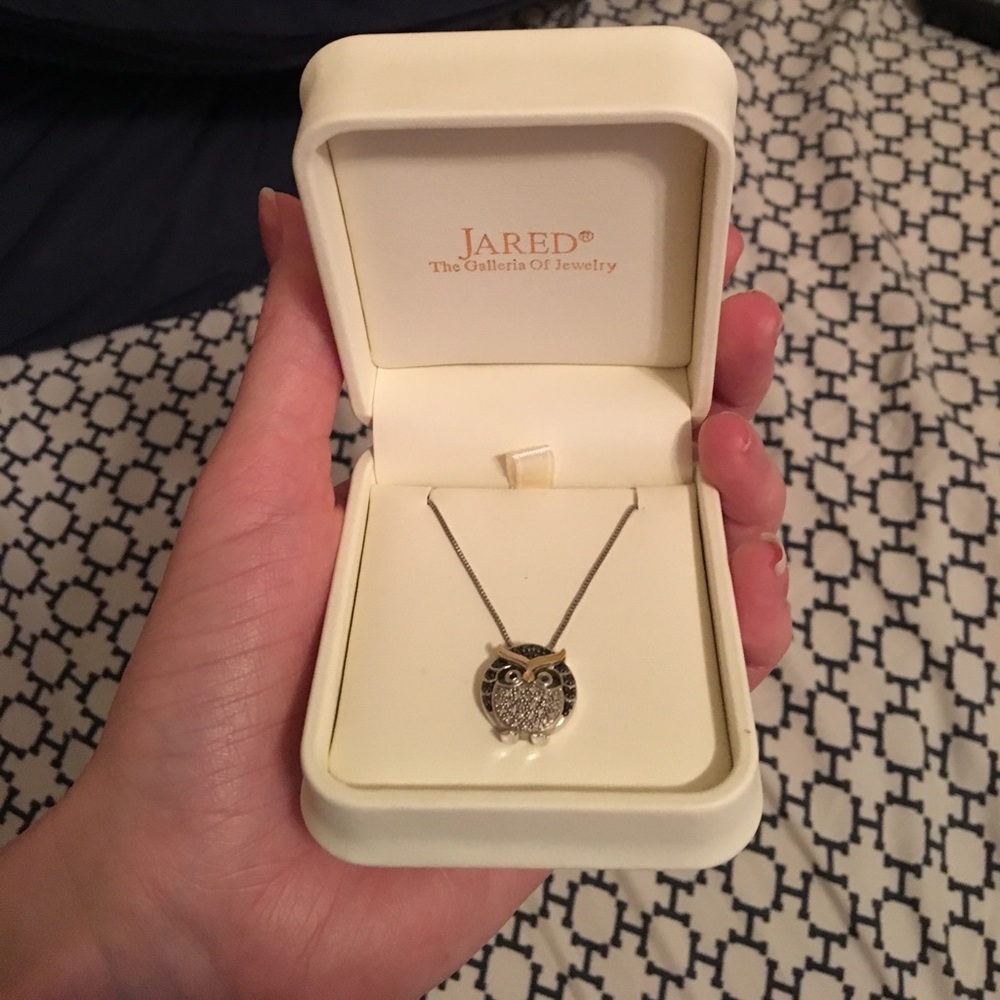 Small owl necklace