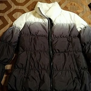 Michael Kors ombre puff jacket