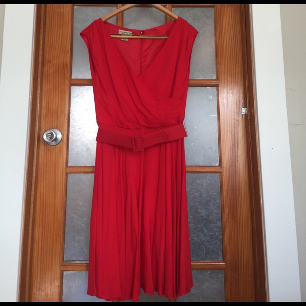 Red Liz Claiborne dress