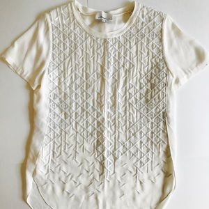 3.1 Phillip Lim Silk Crepe de Chine T-Shirt