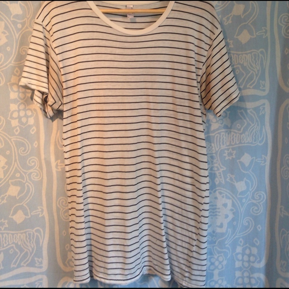 American Apparel Stripped Tee Shirt