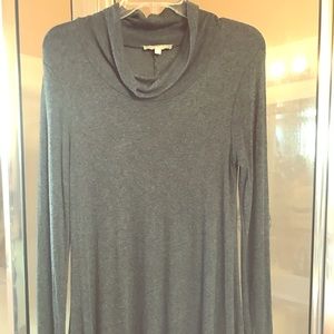 Grey Cowl neck tunic top M