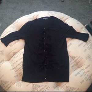 Express short sleeve cardigan size small