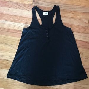 Black tank top