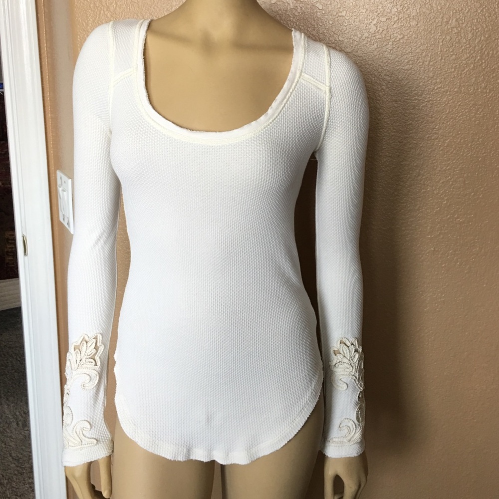 🎯SALE🎯Free people white henly thermal
