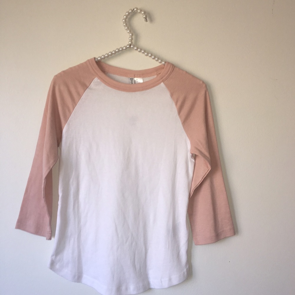 🖤H&M pink baseball-t🖤
