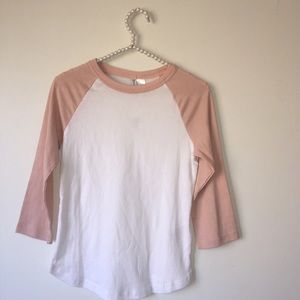 🖤H&M pink baseball-t🖤