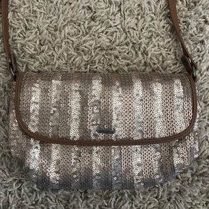 A&F sequin purse