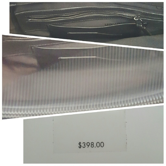 Black pebbled leather satchel - Picture 4 of 4