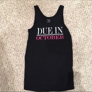 Due in October Maternity Tank