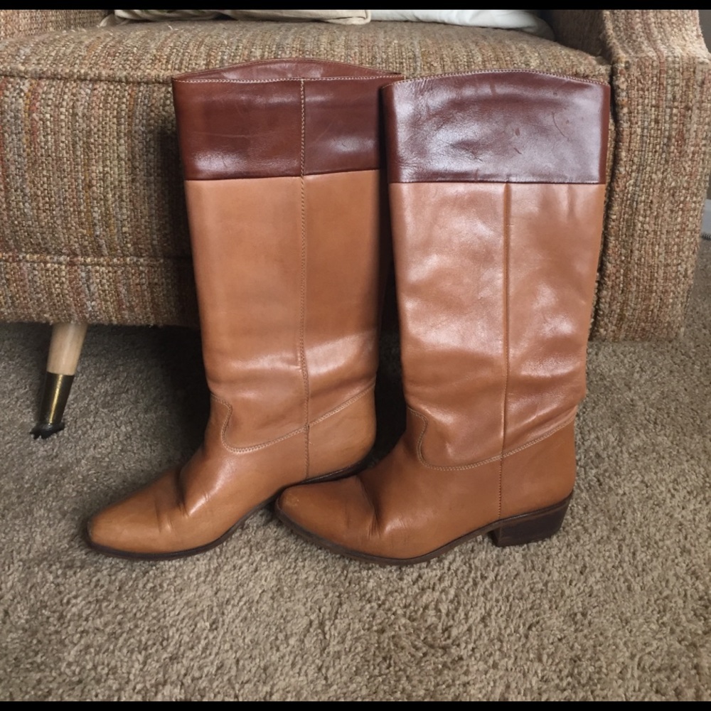 Vintage leather boots