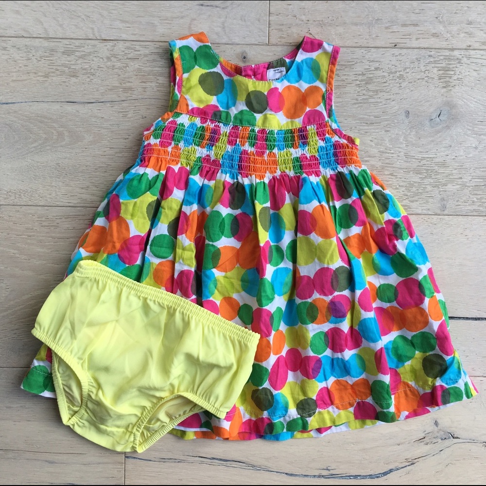 Carter's Girls' Polka Dot Dress and Bloomers Set
