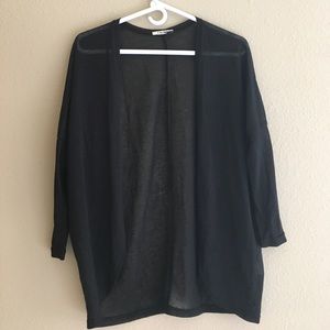 Black Lightweight Cardigan