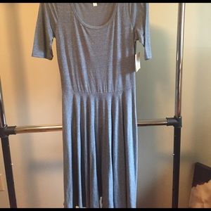 LulaRoe Nicole (heather blue/green)