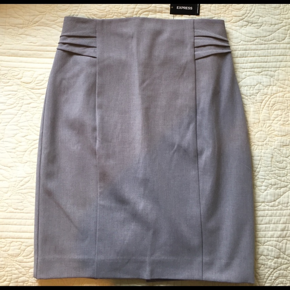 Express pencil skirt! Size 4. Gray-brown.