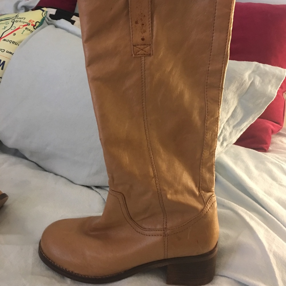 Steve Madden leather boots - worn once