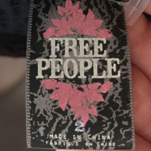 Free People Empire Waist Embellished Mini-Dress XS - Picture 4 of 5