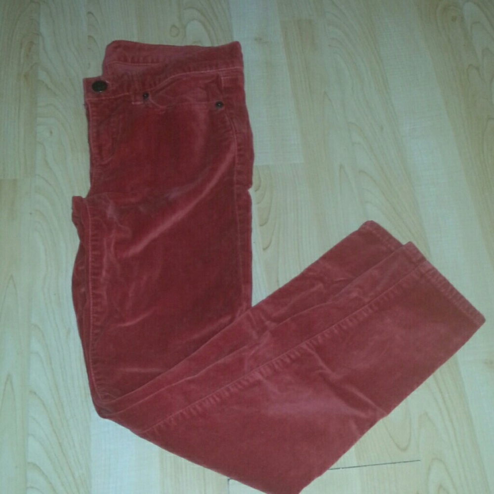 J. Crew Toothpick crushed velvet