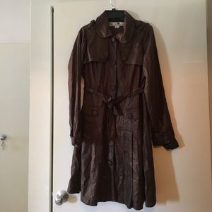 Trench coat style dress