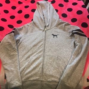 PINK full-zip hoodie