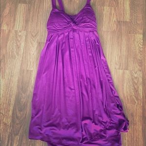 Purple semi formal causal dress