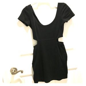 Black Cutout Mini Dress, Urban Outfitters