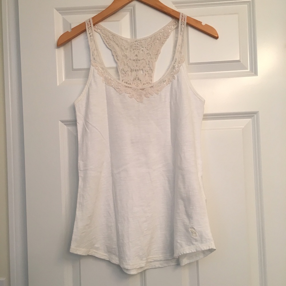 White A&F Tank