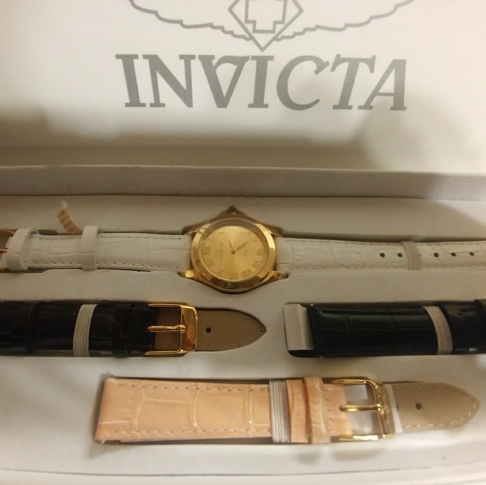 INVICTA WOMANS WATCH AND BANDS