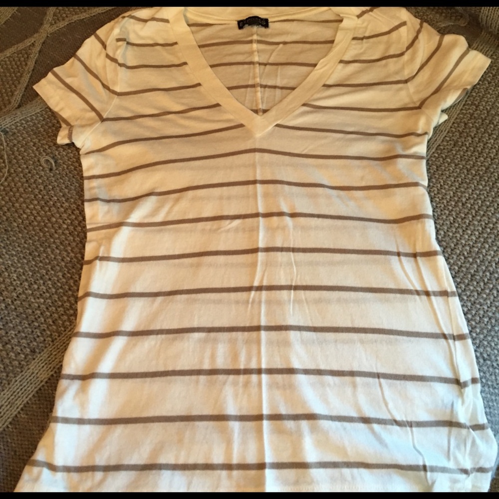 Striped short sleeve tee
