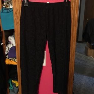 Xhilaration Lace crop legging