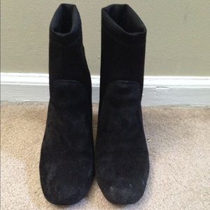 Zara real suede boots