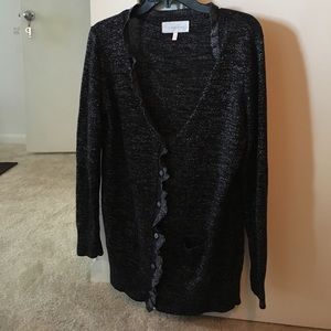 Victorias secret sparkly black cardigan
