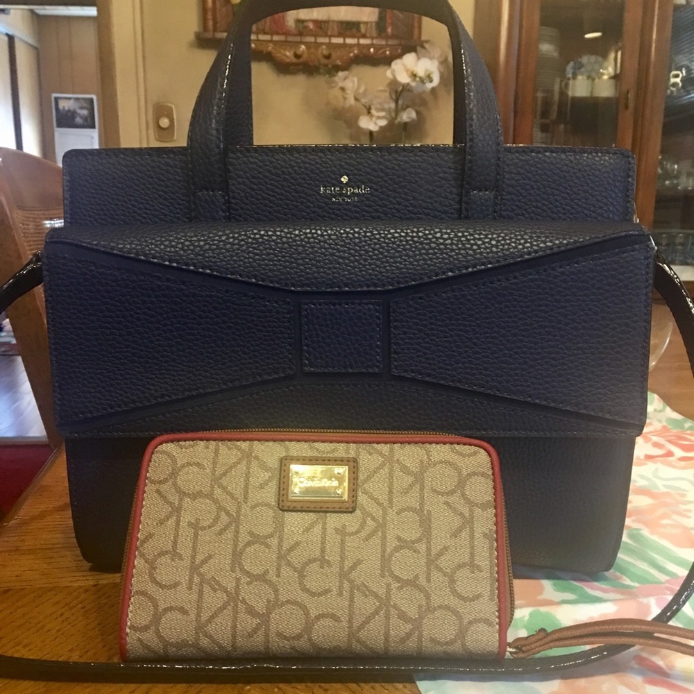 Kate Spade Chantal Bridge Bag with CK wristlet