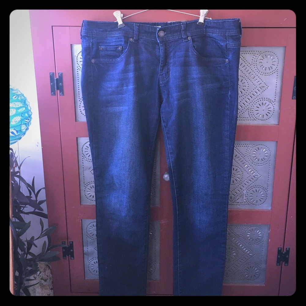 Dark blue skinny jeans