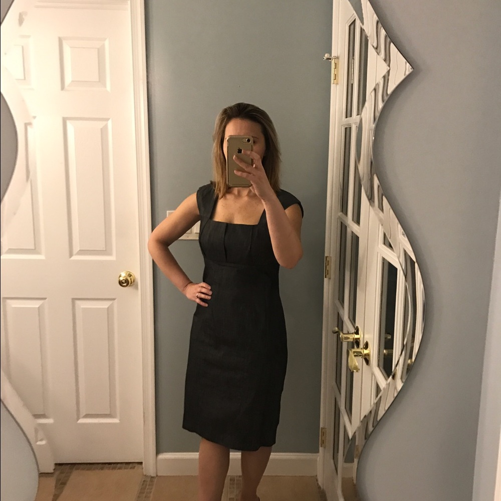 Calvin Klein gray/black dress. Beautifully classy!