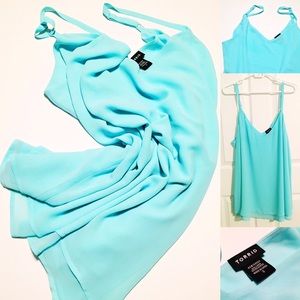 torrid Tops - NWOT Double Layer Chiffon Cami torrid Tops - NWOT Double Layer Chiffon Cami