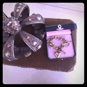 Juicy couture bracelet and necklace combo