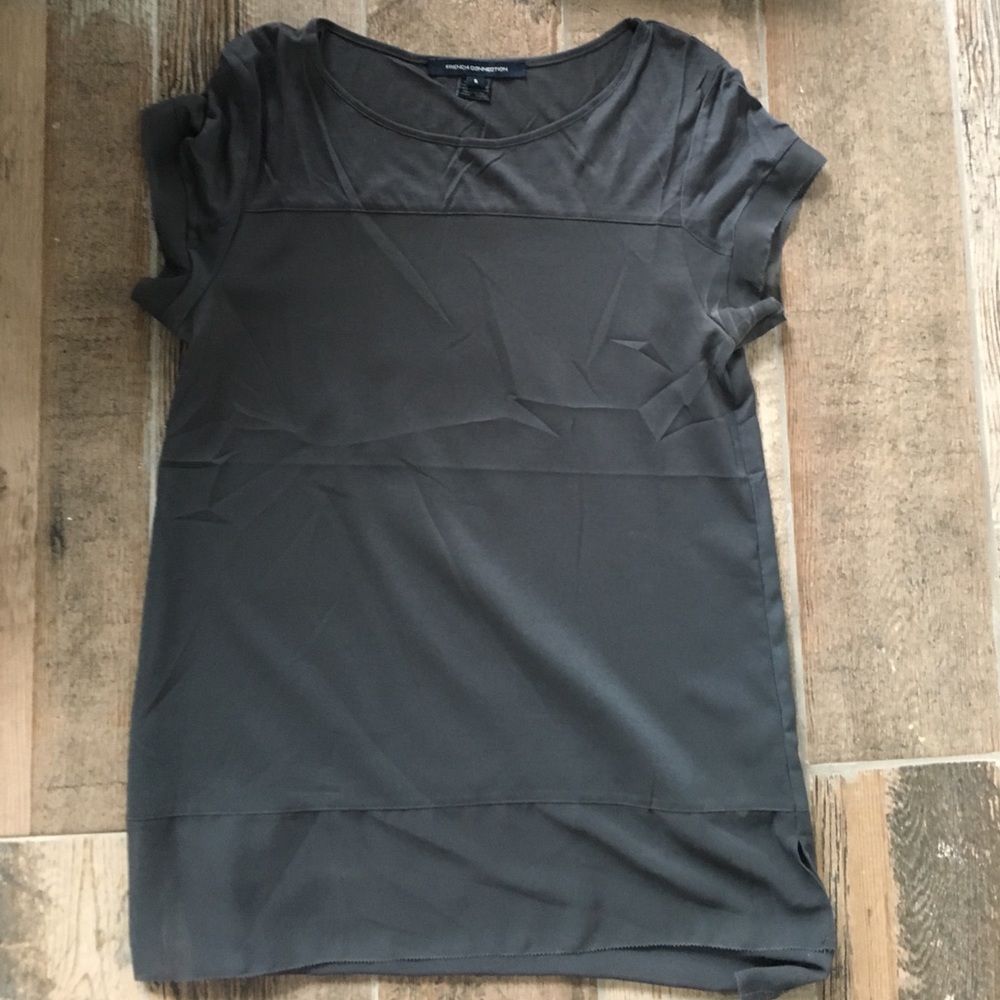 French connection Grey T shirt