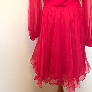 Vintage Dresses - Beautiful Hot Pink Vintage 60's Dress Vintage Dresses - Beautiful Hot Pink Vintage 60's Dress