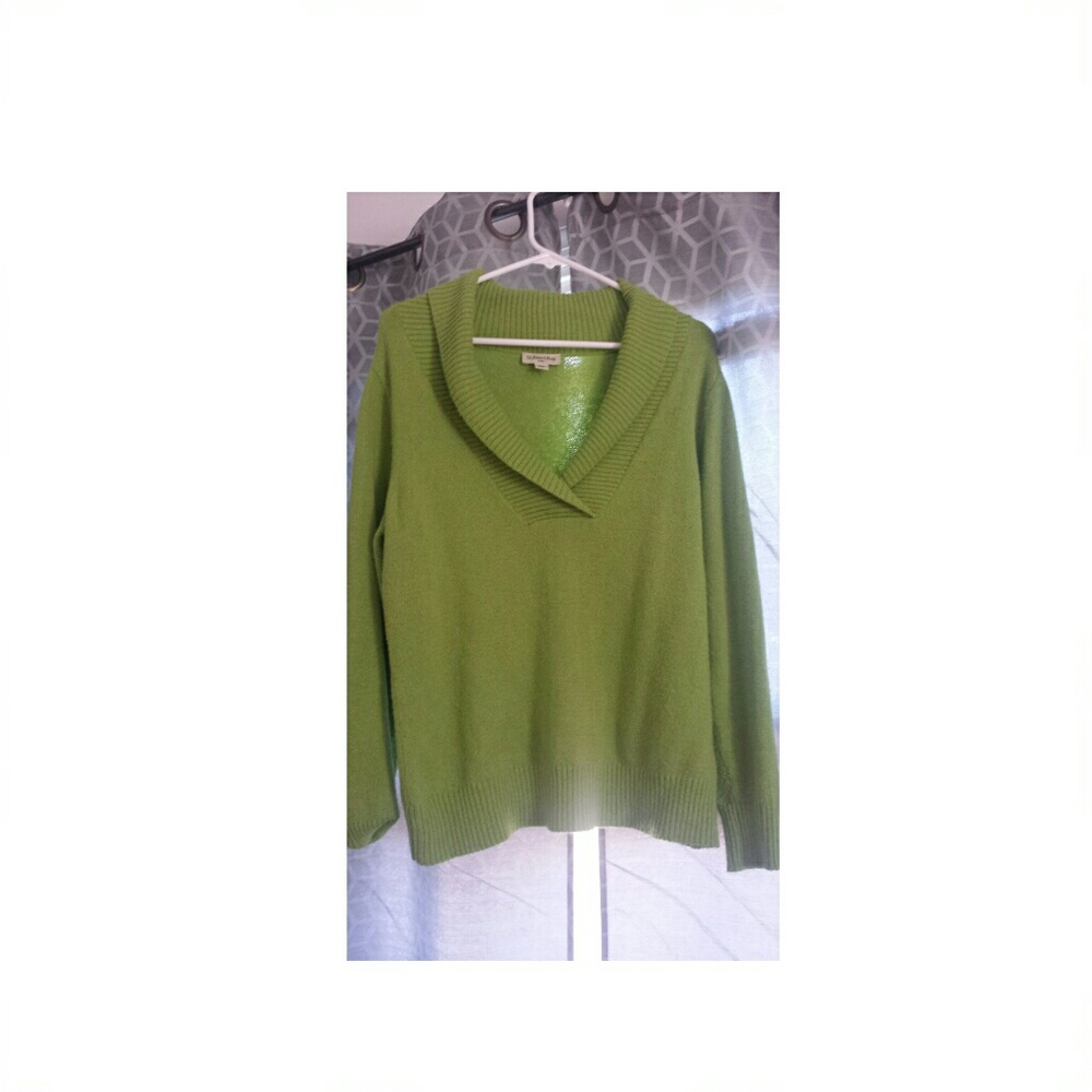 Lime green sweater