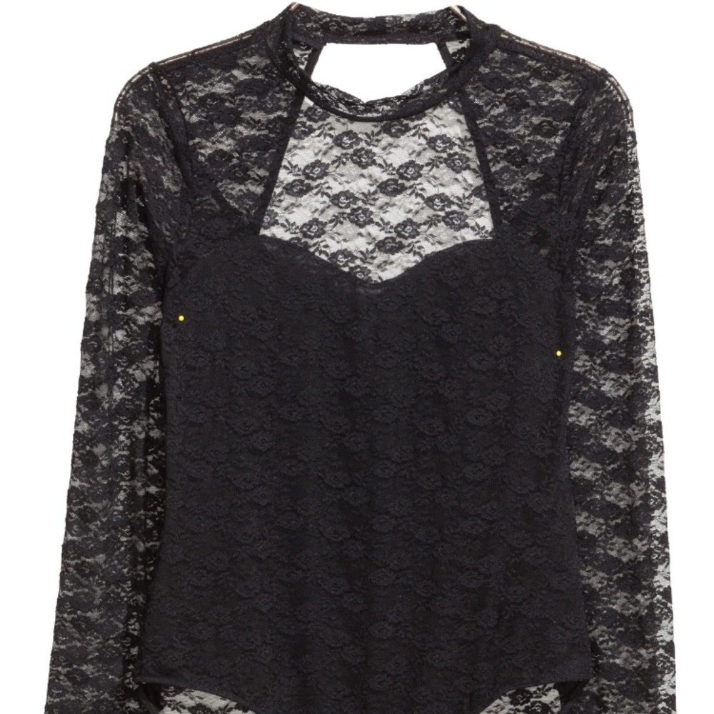 Black Lace Bodysuit