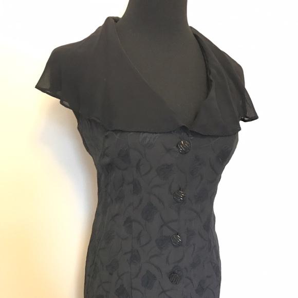 Vintage Dresses - Vintage Brocade Halter Dress Vintage Dresses - Vintage Brocade Halter Dress
